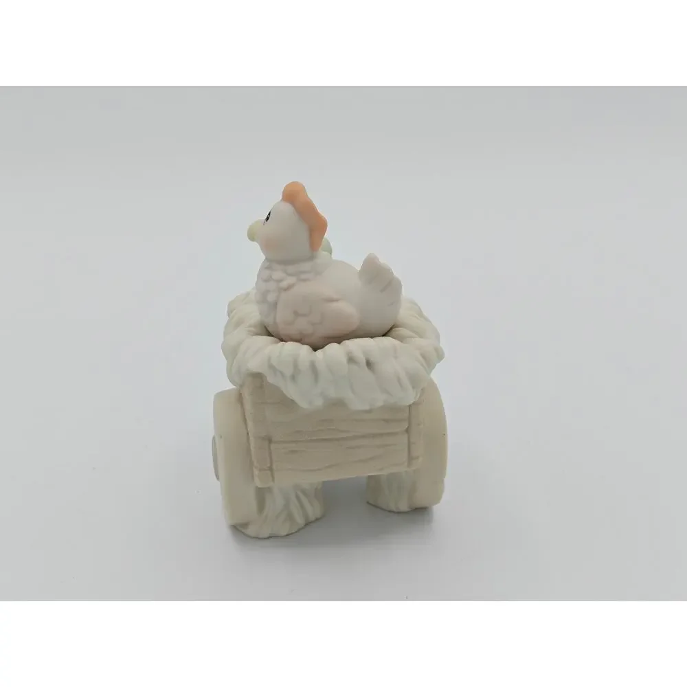 Precious Moments Nativity Cart 528072 Enesco 1994 Porcelain Figurine With Box